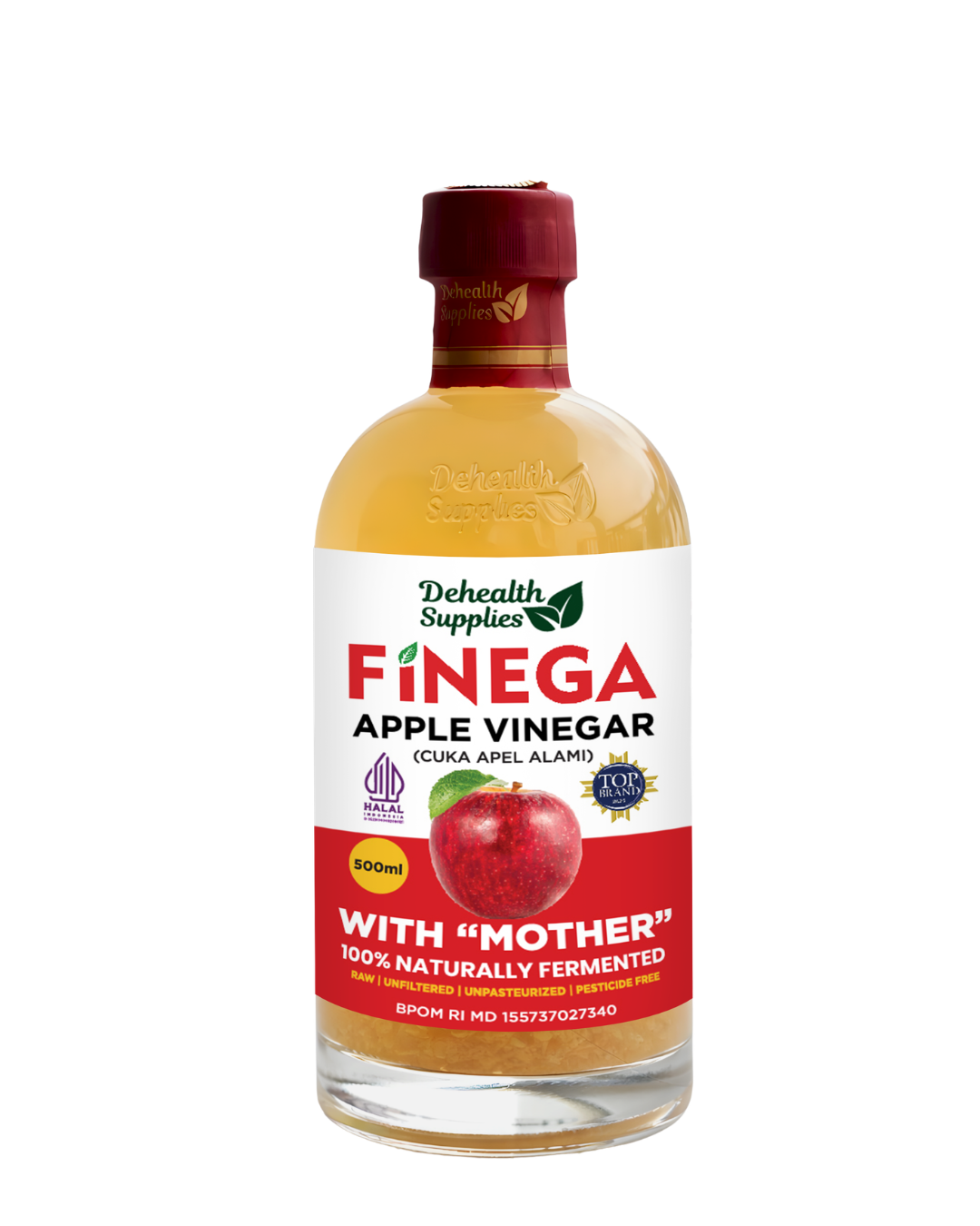 Finega Apple Cider Vinegar 500 ml (Botol Plastik)