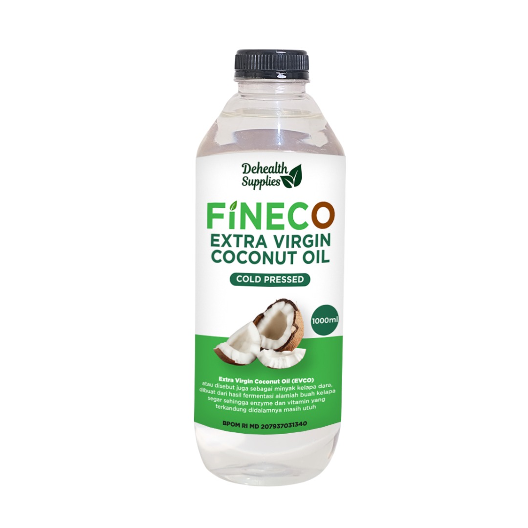 Fineco Virgin Coconut Oil 1 Liter (Botol Kaca)