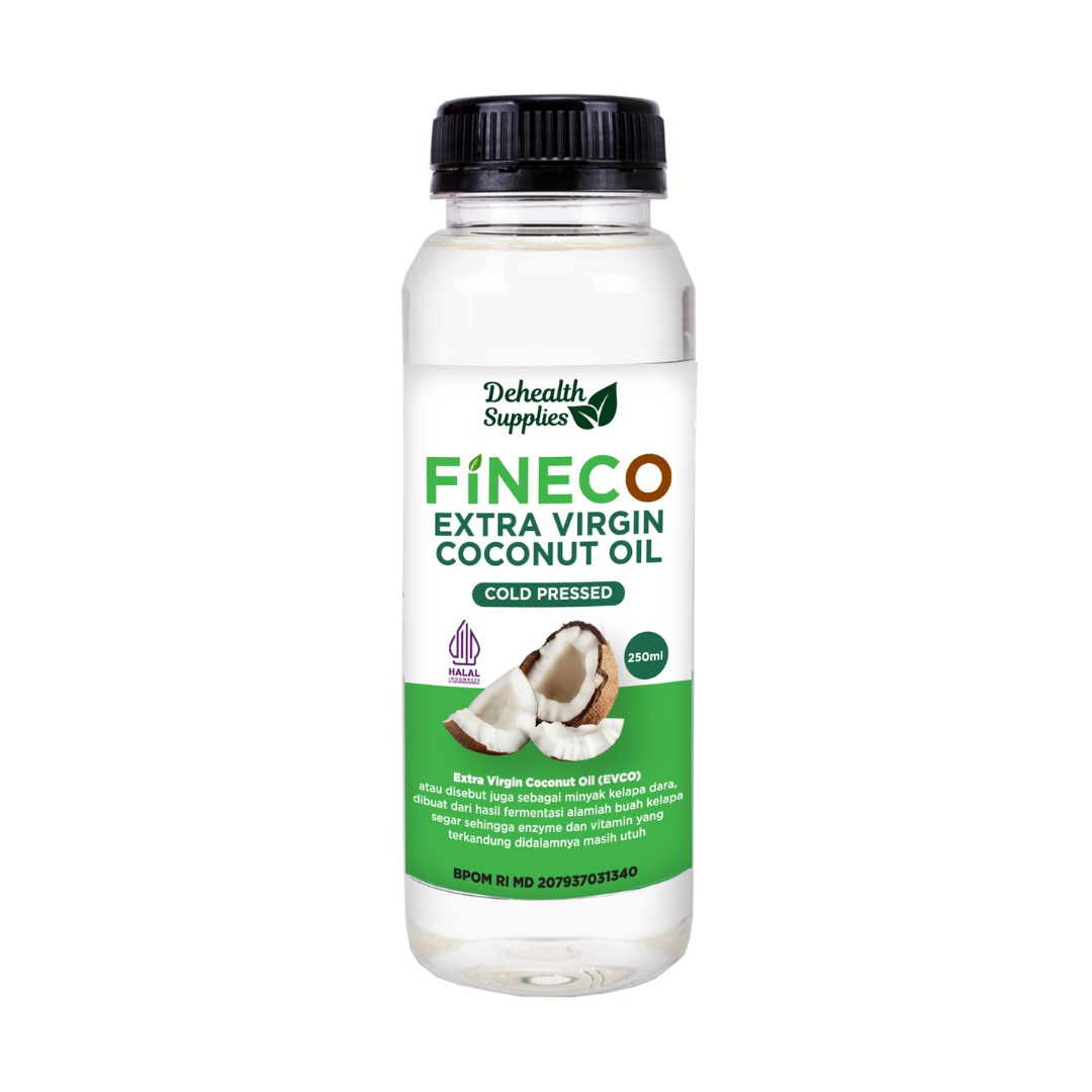 Fineco Virgin Coconut Oil 250 ml (Botol Kaca)
