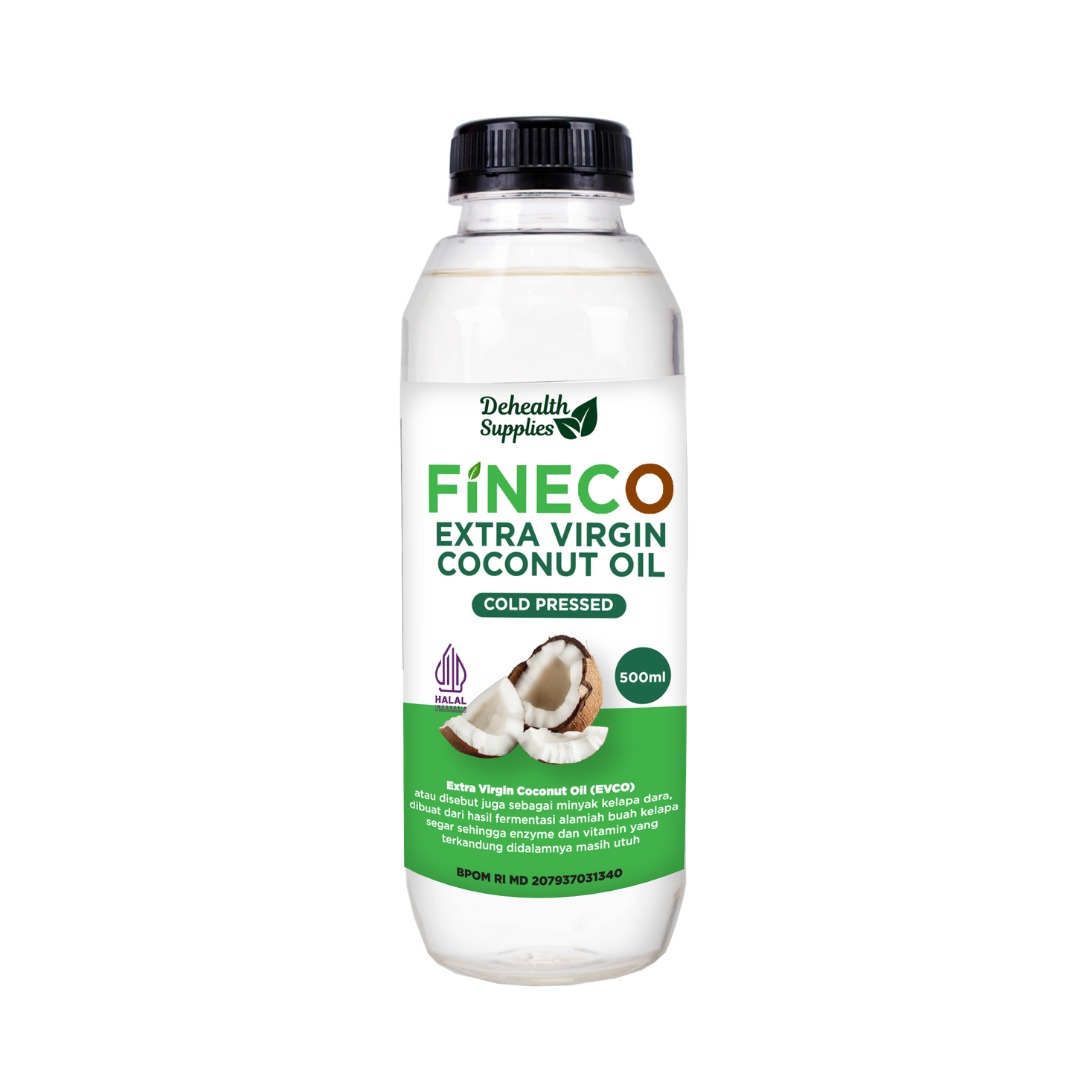 Fineco Virgin Coconut Oil 500 ml (Botol Kaca)
