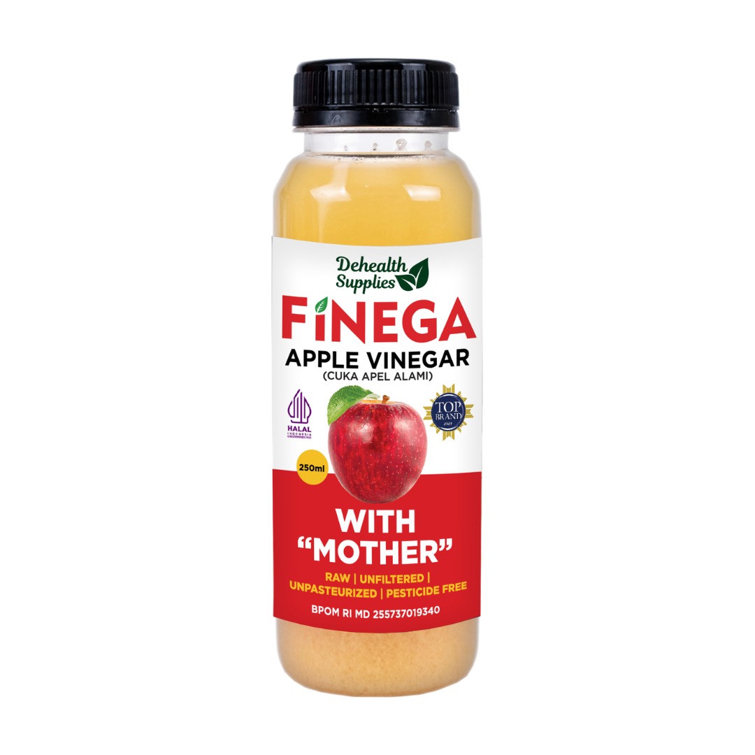 Finega Apple Cider Vinegar 250 ml (Botol Kaca)